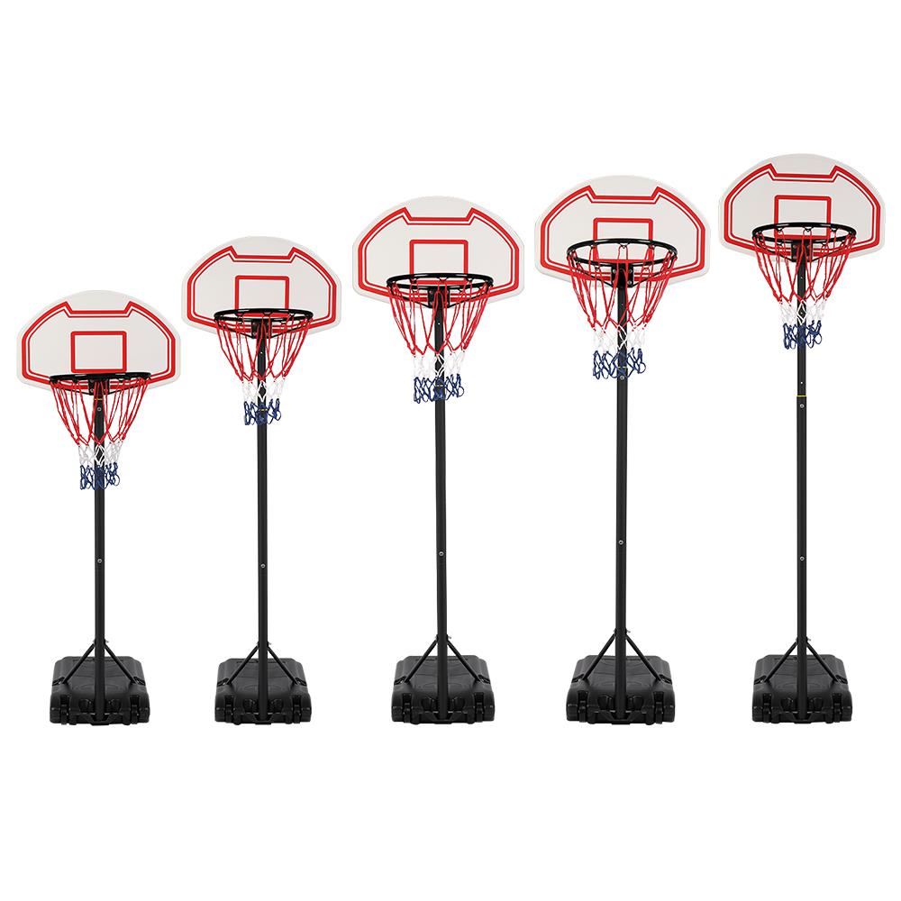 Basketball Hoop Adjustable Backboard Rim System Mini Portable In