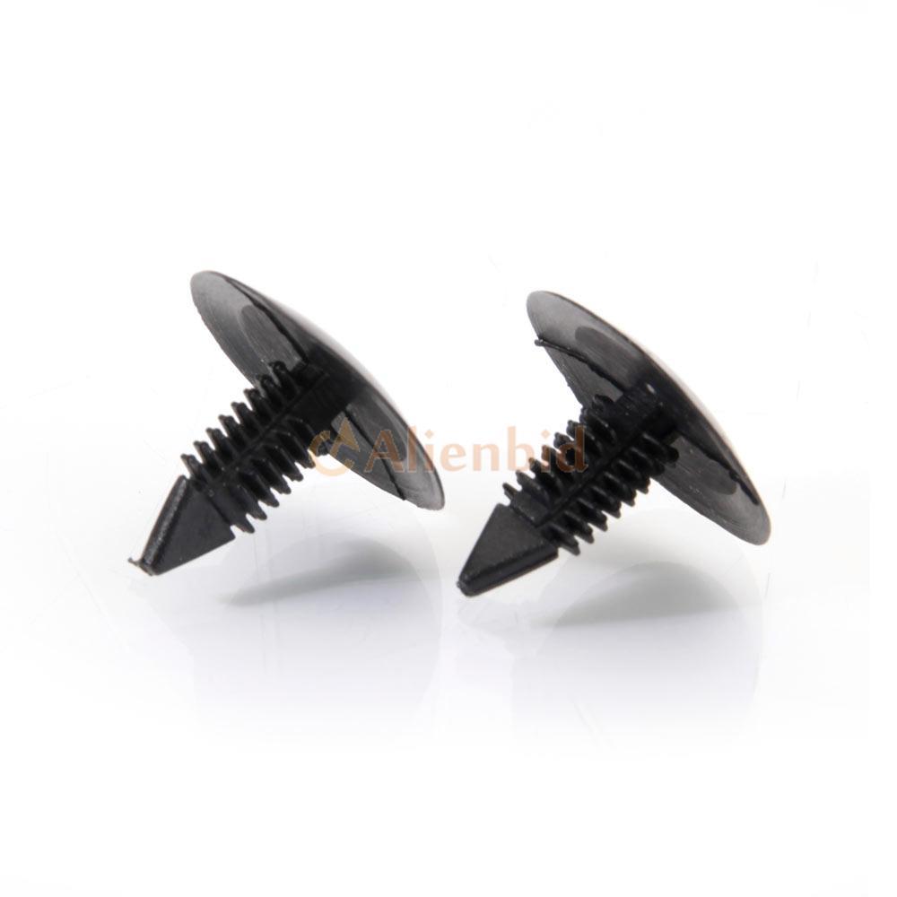 Universal 10 X Plastic Fastener Rivet Retainer Door Panel For Ford Chrysler VW