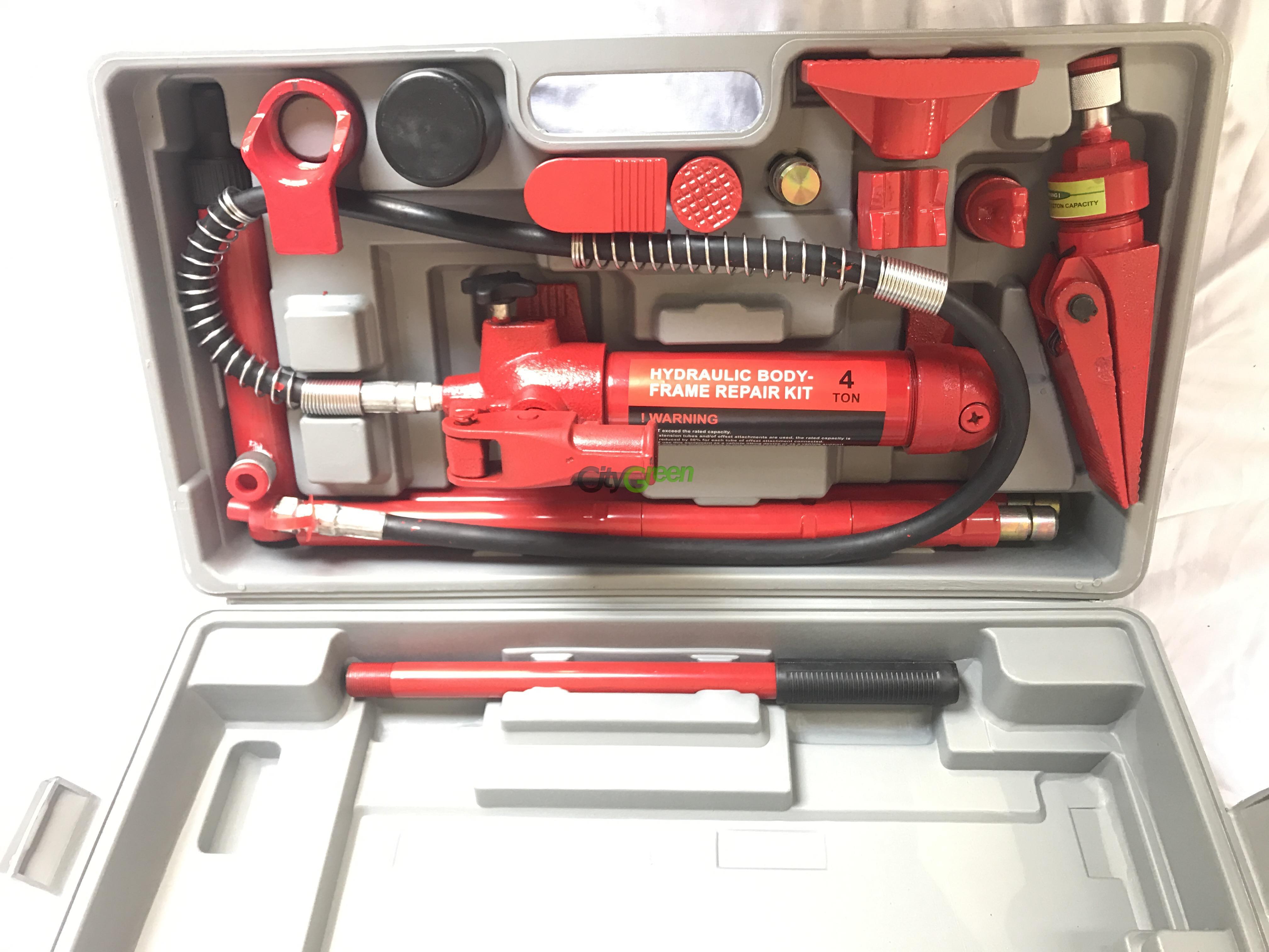 4 Ton Porta Power Hydraulic Jack Autobody Frame Repair Heavy Duty Tool