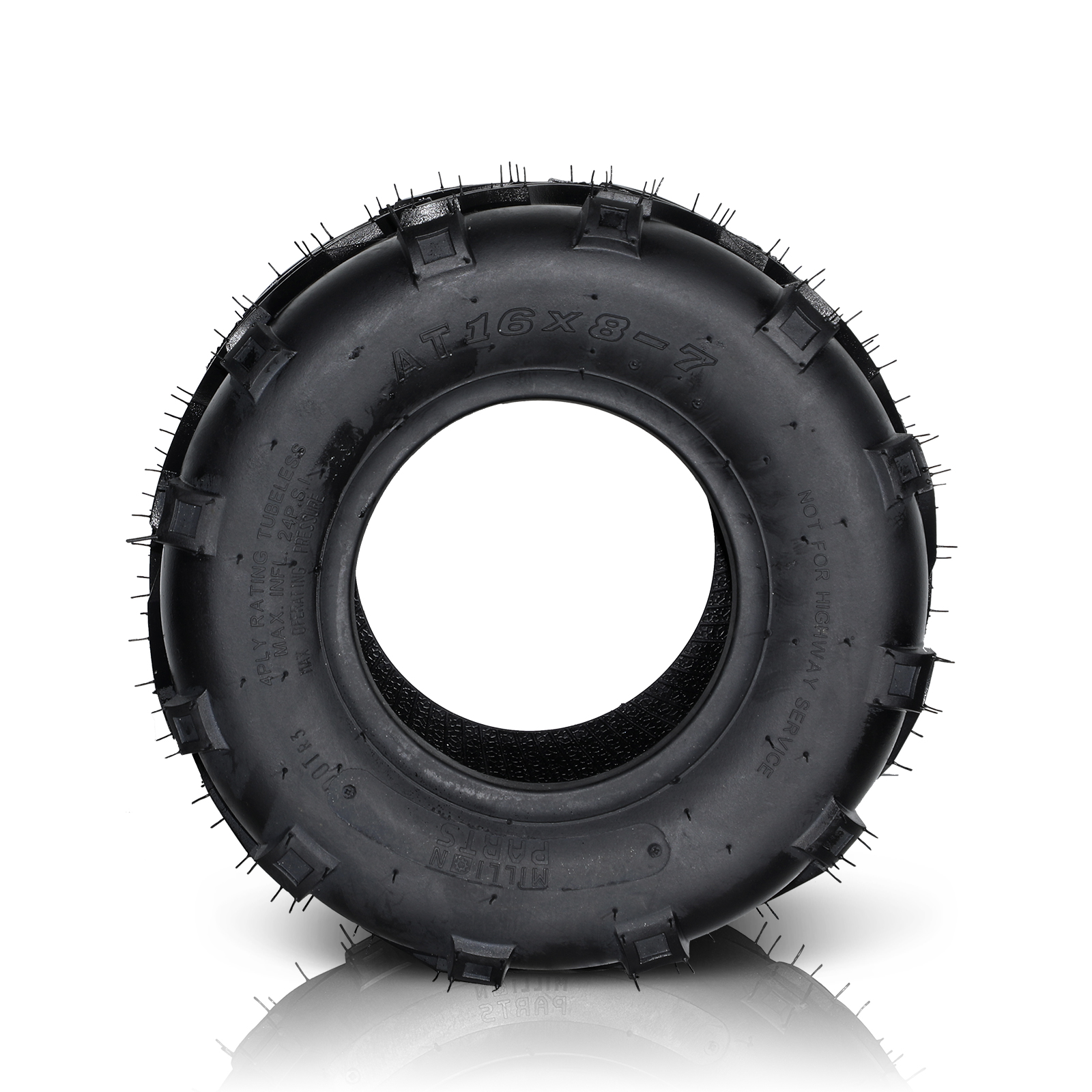 16x8-7 Sport ATV All Terrain Tires 4 Ply Tubeless Set of 2