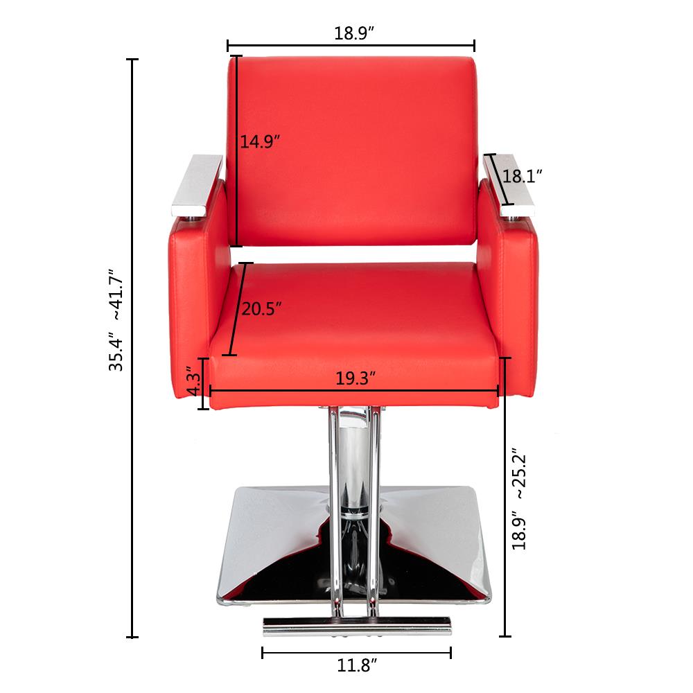 Swivel Barber Chair Hydraulic Beauty Stylist Stations Salon Spa