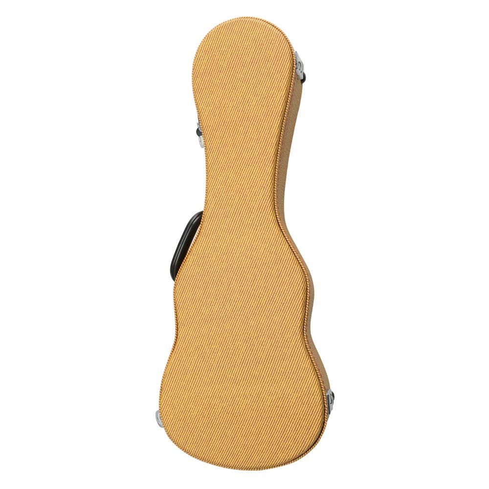 New 23" Deluxe Concert Ukulele Hard Case tweed Yellow eBay