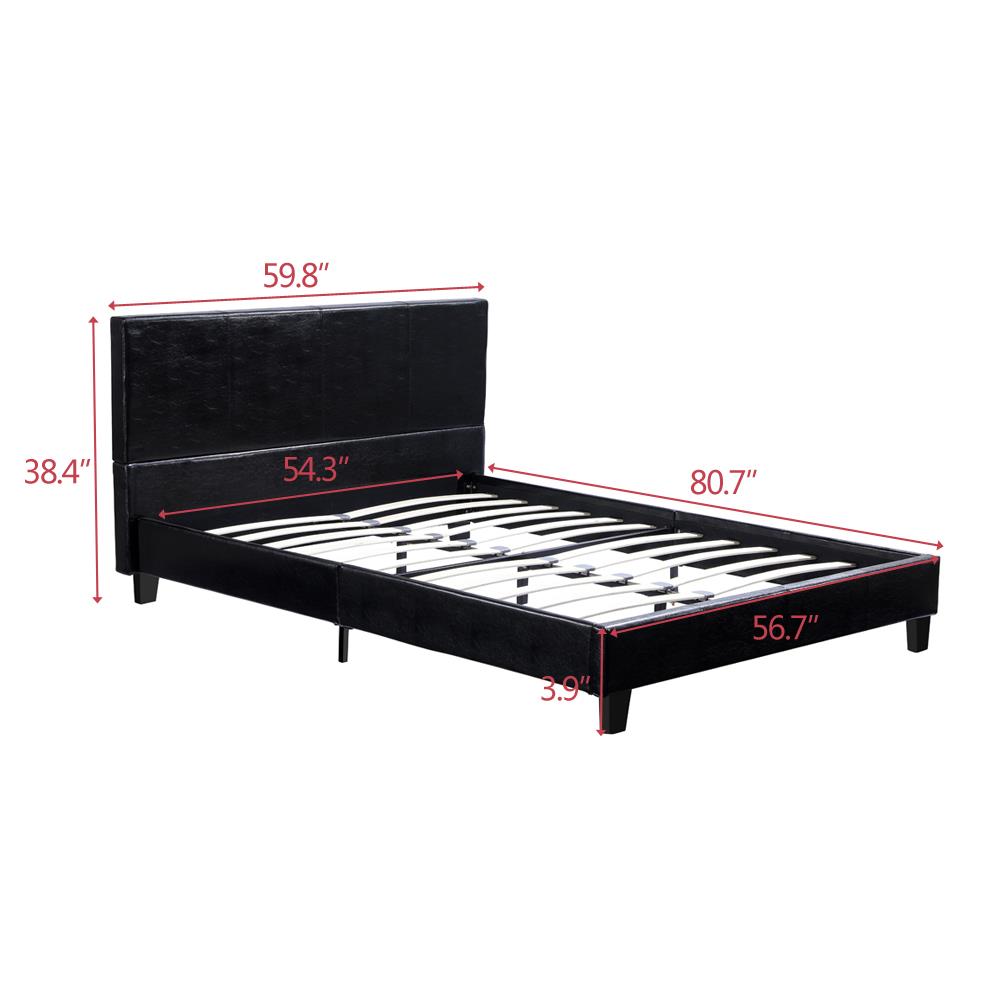 Marco De Metal Cama Caliente Tamano Completo Cabecero Estribo Plataforma De Muebles De Dormitorio Nuevo Ebay