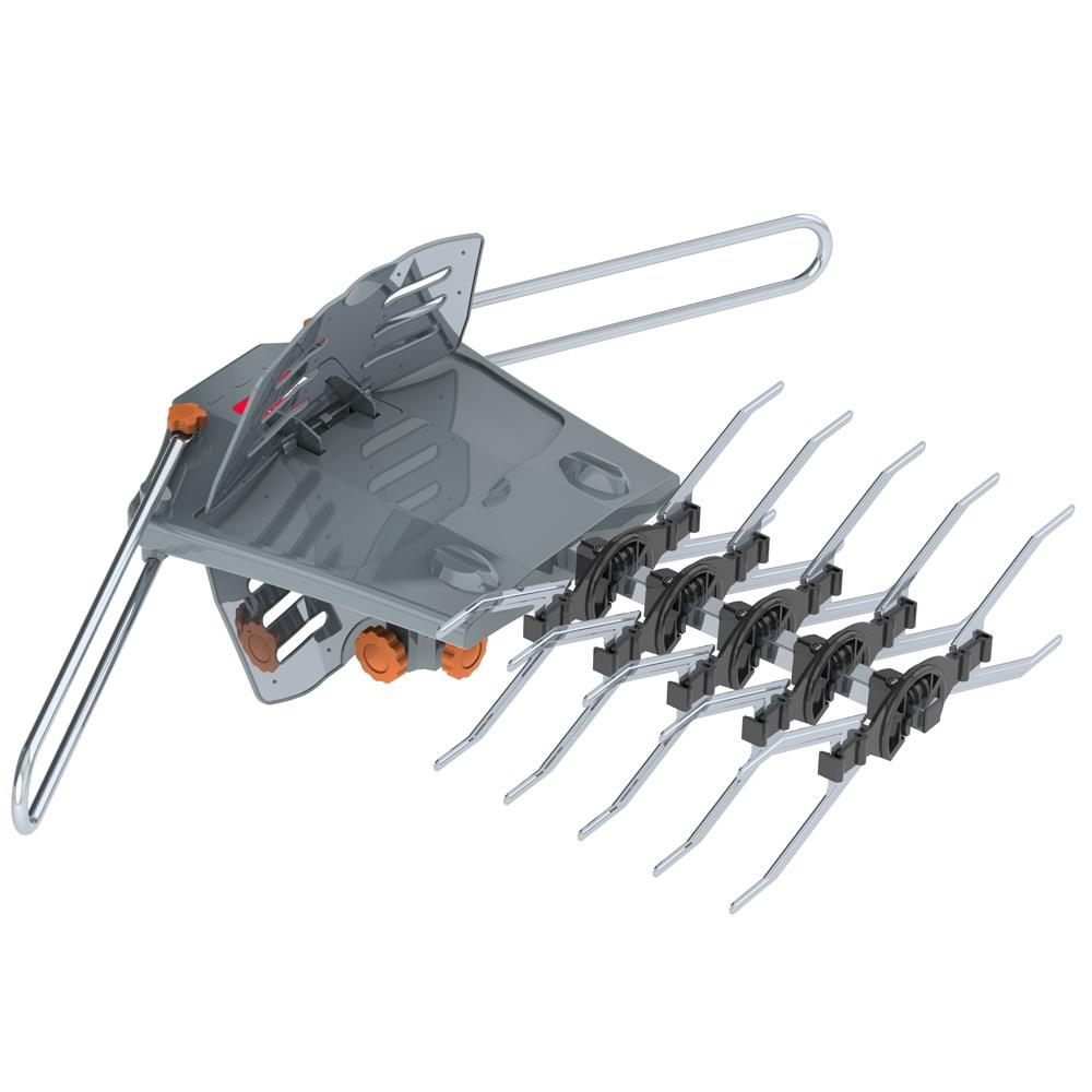 LEADZM 990 Miles Outdoor TV Antenna Amplified Motorized HDTV 1080P