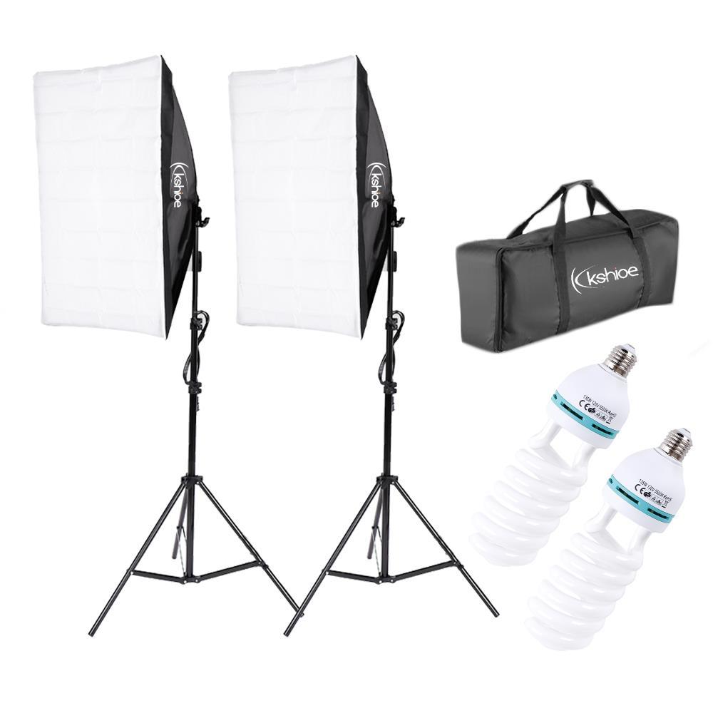 Photo Studio Video Photography Continuous Lighting Kit 2 Softbox +