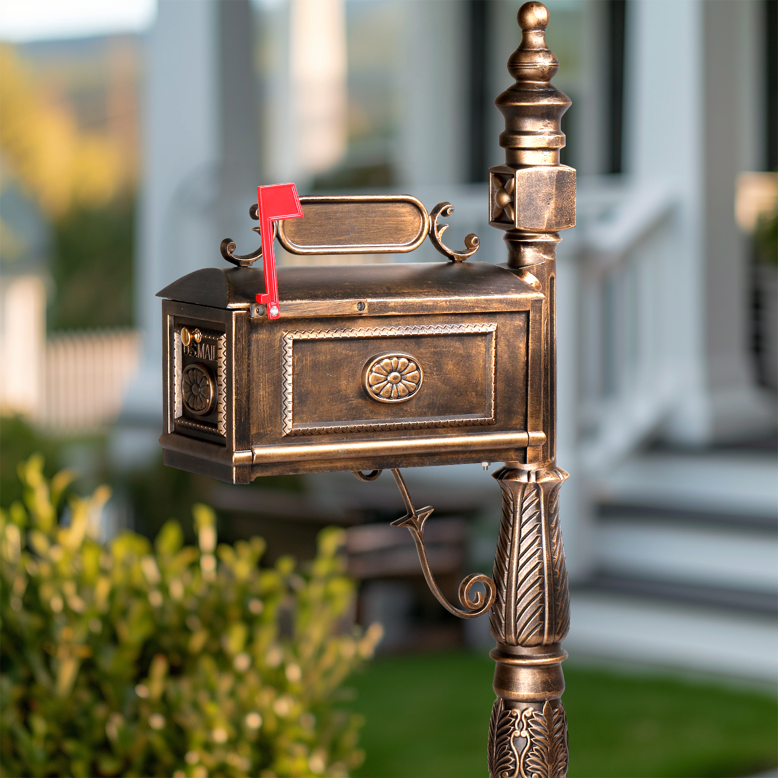 thumbnail image 2 of Cast Aluminum Mailboxes, Early American Mailboxes @ Main Street... 2 of 14