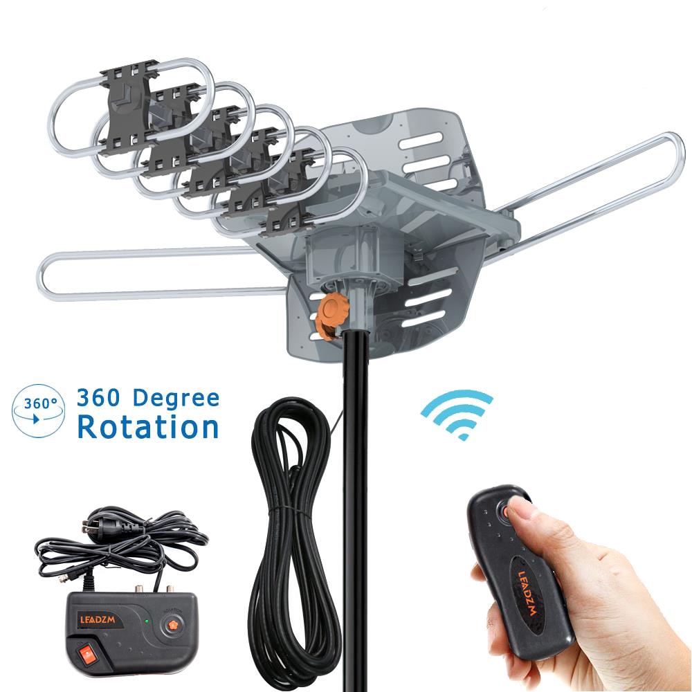 180Mile HDTV 1080P Outdoor Amplified HD TV Antenna Digital Signal UHF VHF 36dB