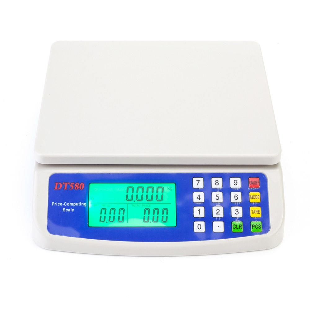 DIGITAL PRICE COMPUTING SCALES 30KG FRUIT VEG SHOP RETAIL WEIGHT /& PRICE SCALE