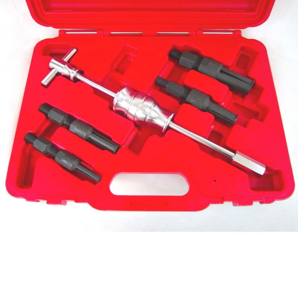 5pcs Blind Inner Bearing Puller Hole Remover Extractor Set Slide Hammer