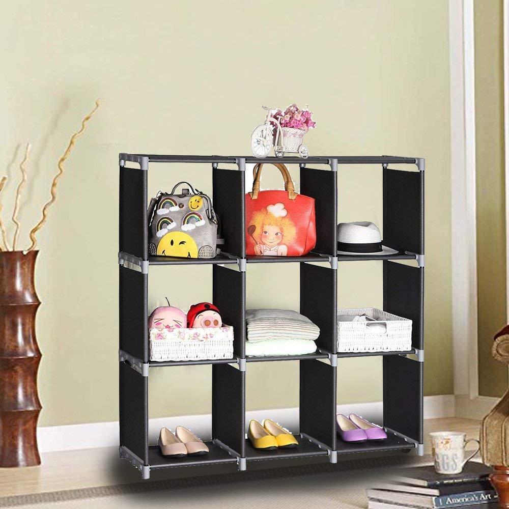 9Cube Organizer Shelf Closet Cloth Bookcase Storage Modular