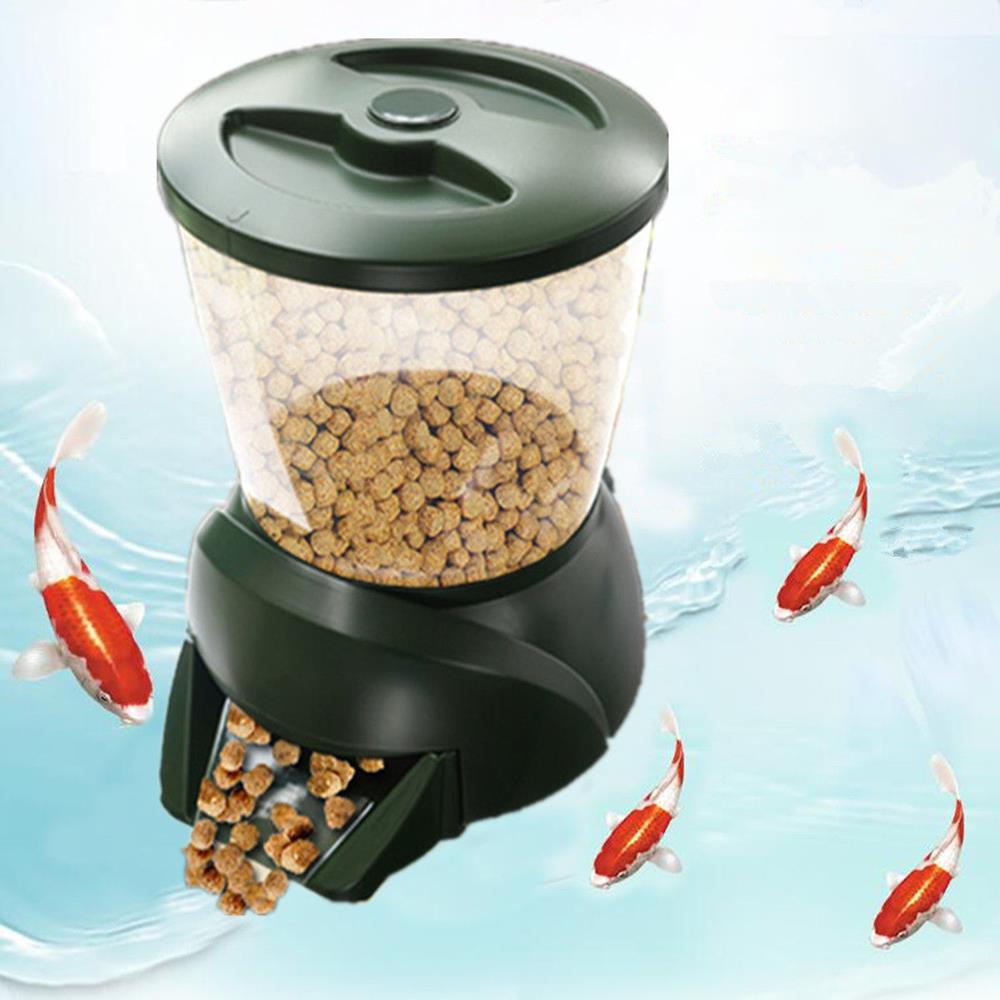 New 4 25l Lcd Large Automatic Timer Tank Pond Aquarium Fish Food
