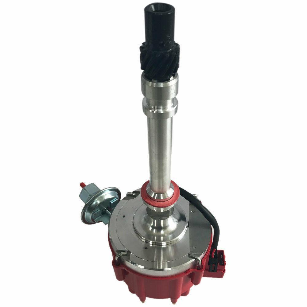 HEI Ignition Distributor Fits V8 SBC BBC 350 454 Chevy red DMTRE322R Free Ship