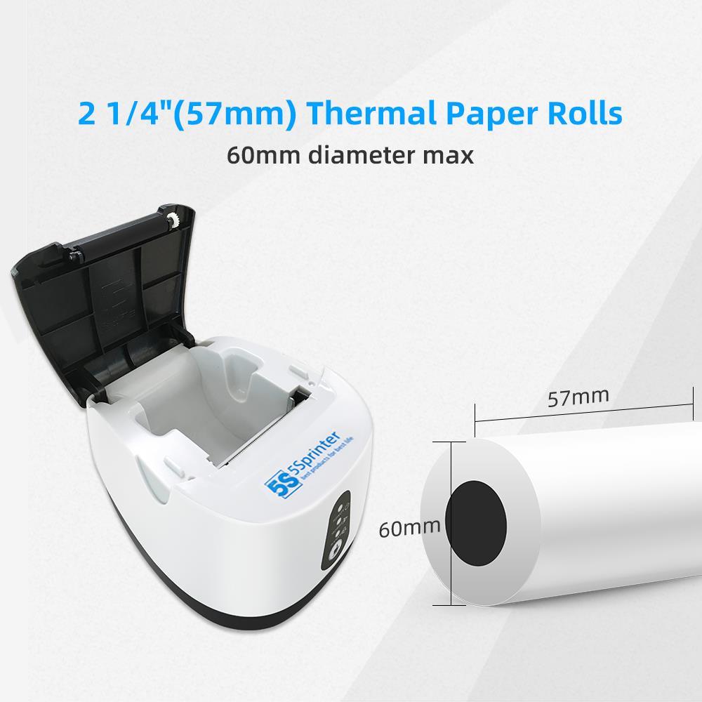 58mm receipt template