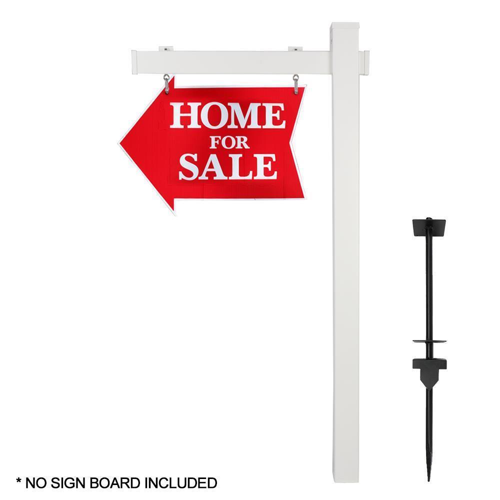 72*36 inch UPVC Real Estate Sign Post Open House Yard