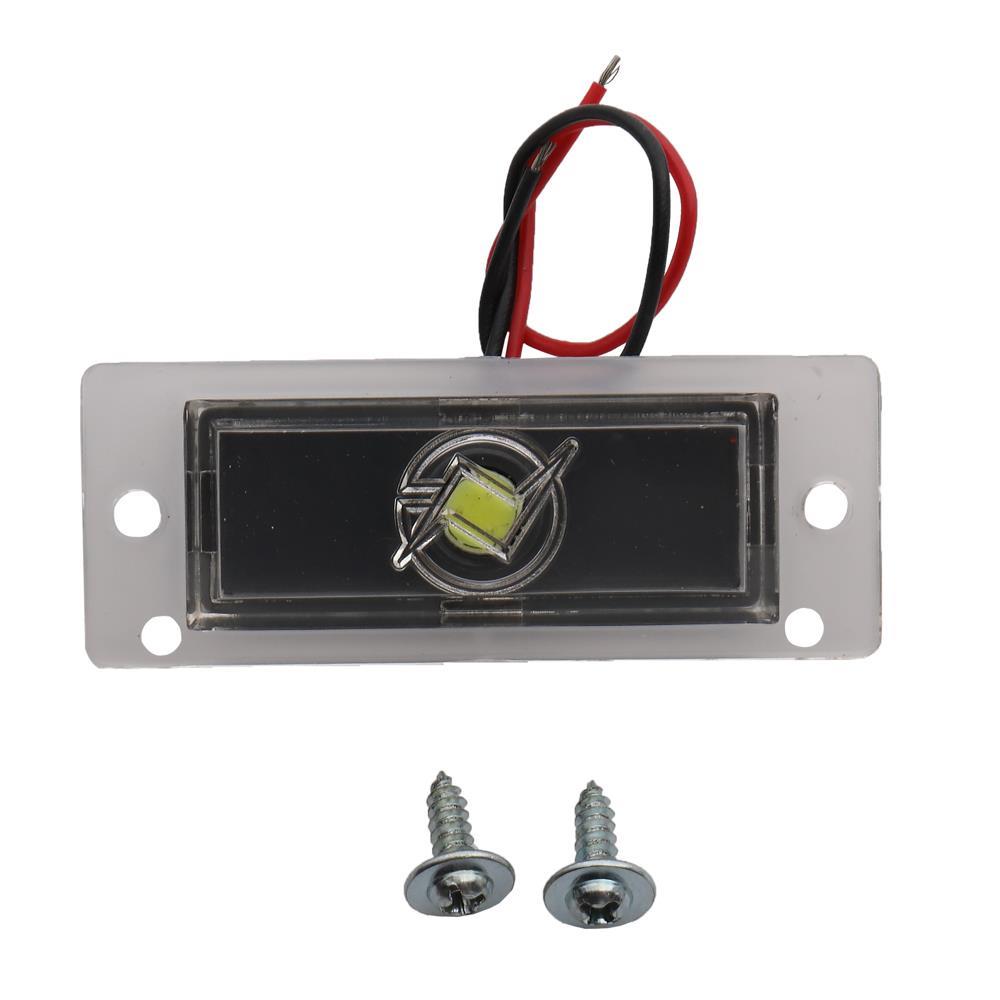 Rear Bumper Roll Pan w/ License LED Light For 1973-1987 Chevy C10