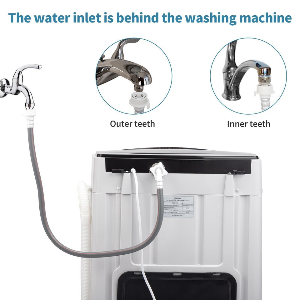 Zookao Lavatrice Giocattolo Full-Size Con Auto – Set Gioco Per Bambini
