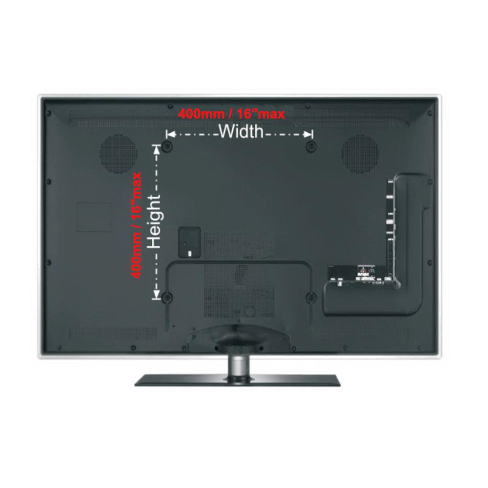 Flat TV Wall Mount Corner VESA Bracket For 32 46 50 55 60 65inch LED LCD Screen