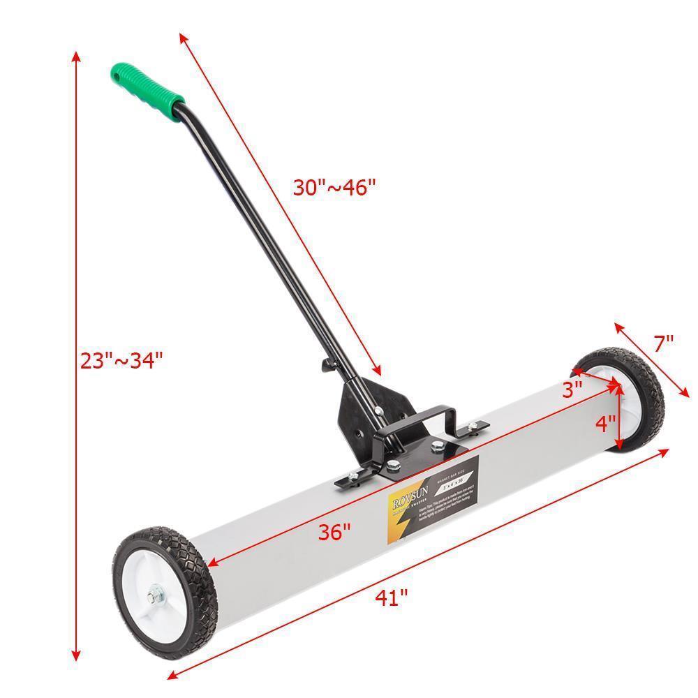 36" Rolling Sweeper Pick Up Tool Screws Parts Finder