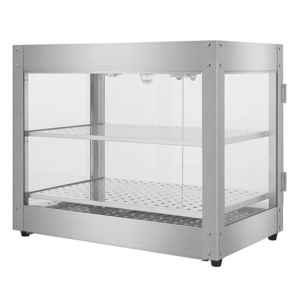 ZOKOP Commercial 2 Tiers Heat Food Service Pizza Warmer 800W