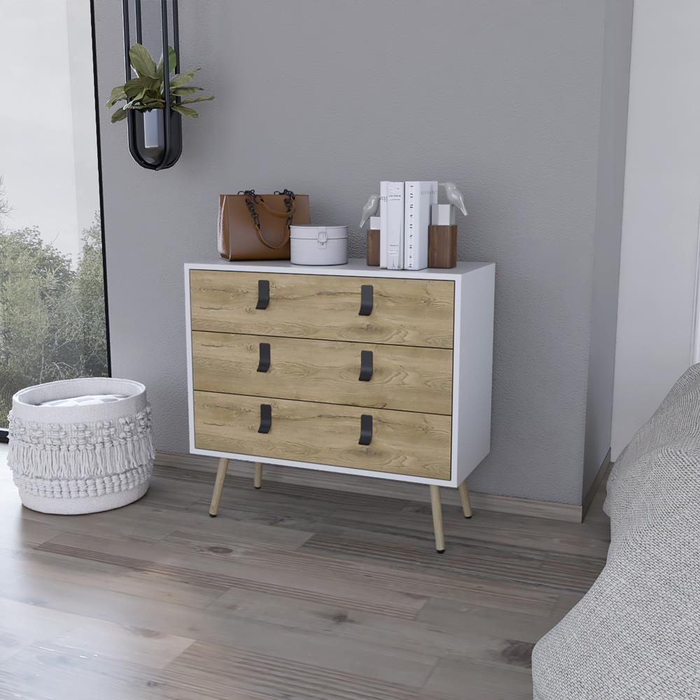 Three Dresser Cabinet with Metal Handles and Solid Four-Leg Base | eBay