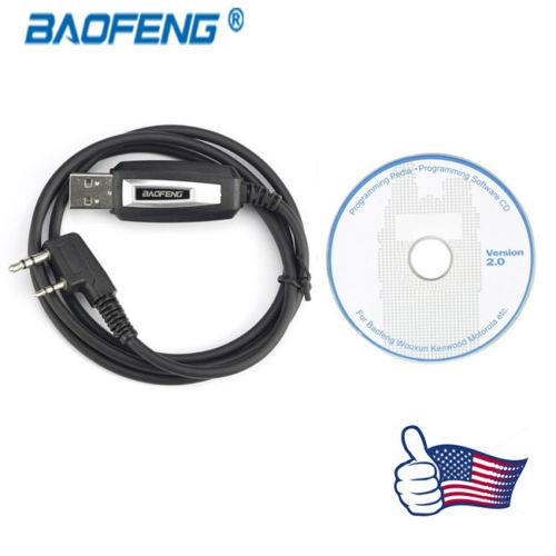 USB Programming Cable for Baofeng 888s UV5R UV82 777s Walkie Talkie