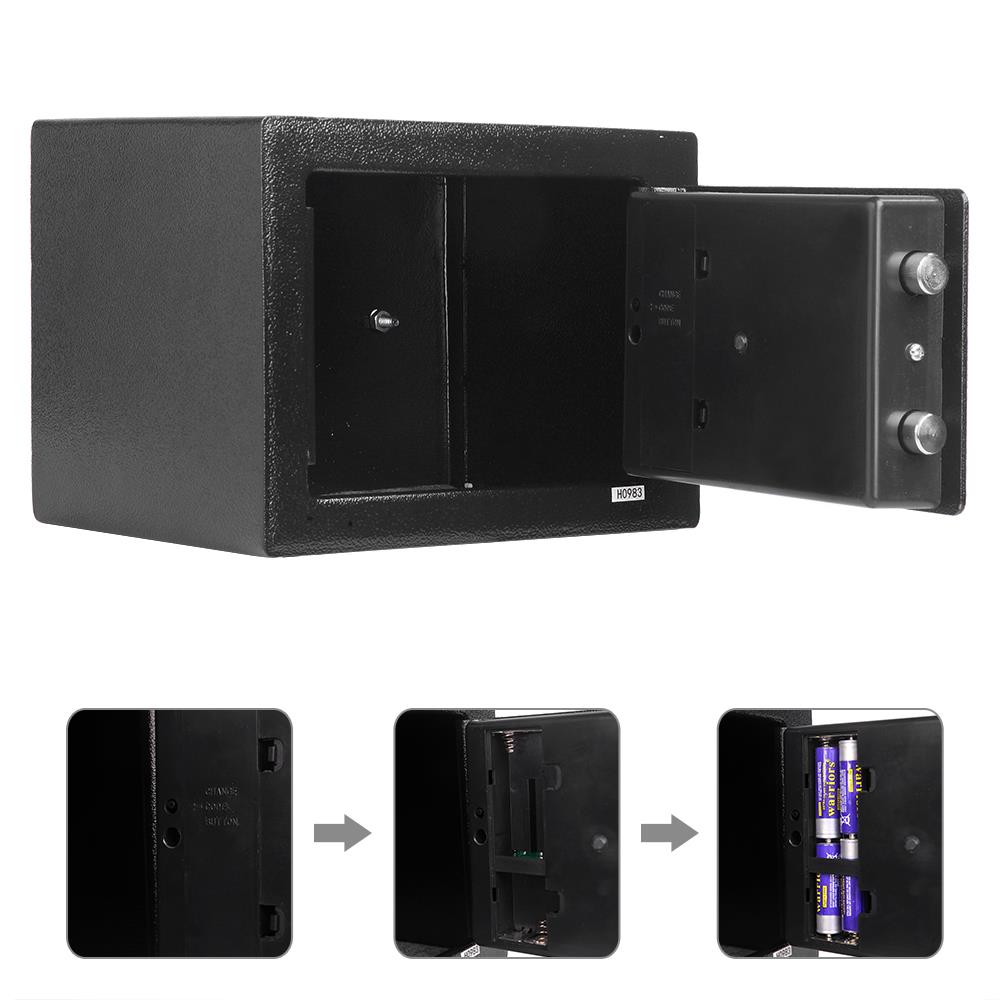 Digital Electronic Home High Security Keypad Lock Wall Jewelry Gun Cash Safe Box