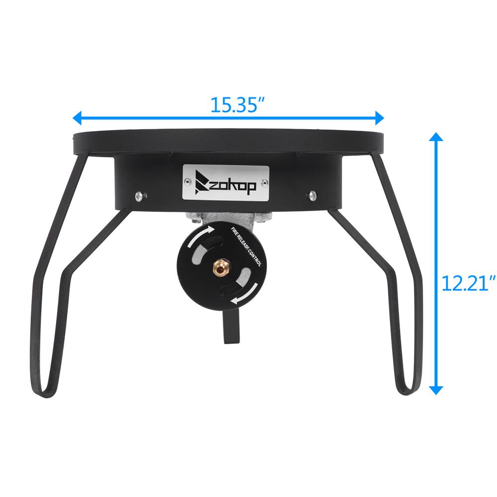 200,000 BTU Burner High Pressure gas Cooker Camping outdoor Portable Classic BBQ