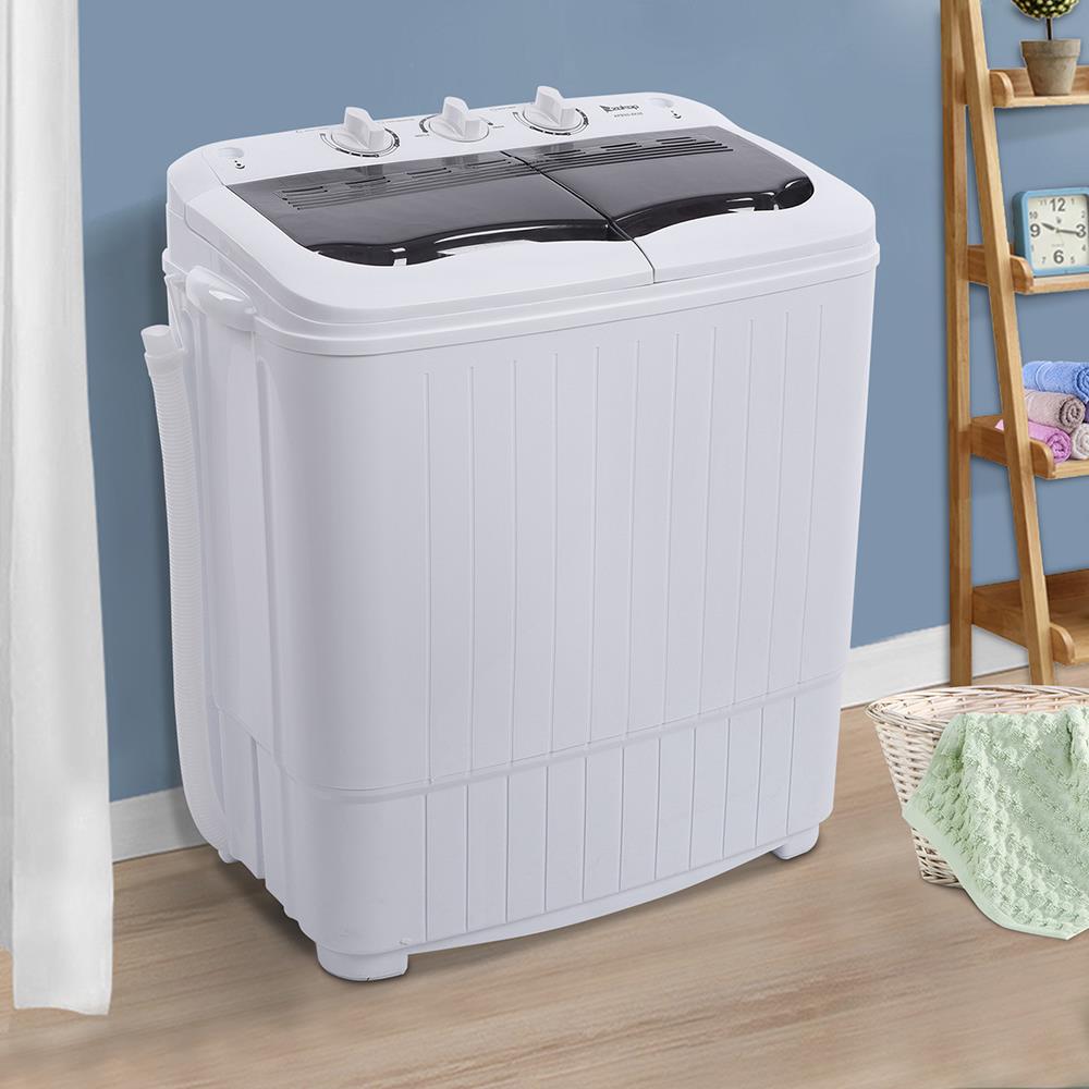Zokop Portable Washing Machine with Draining Pump Laundry Washer