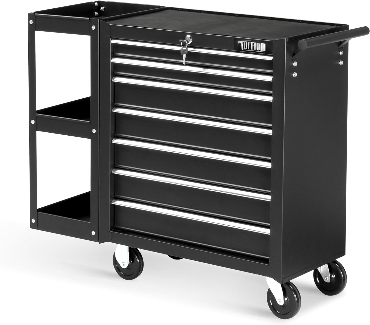 7-Drawer Rolling Tool Chest Tool Box Tool Cabinet with Lock & Key