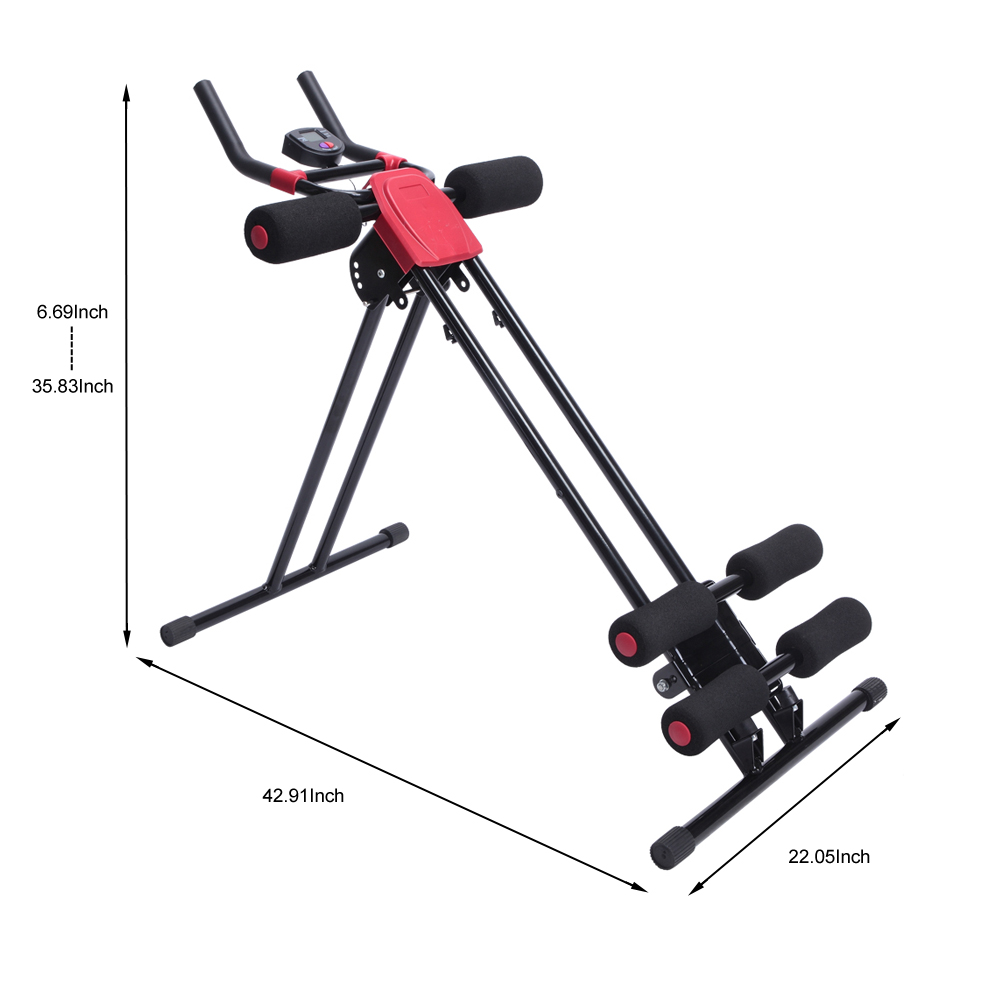 Ab Cruncher Abdominal Trainer 5 Minute Shaper Body Waist Glider Machine