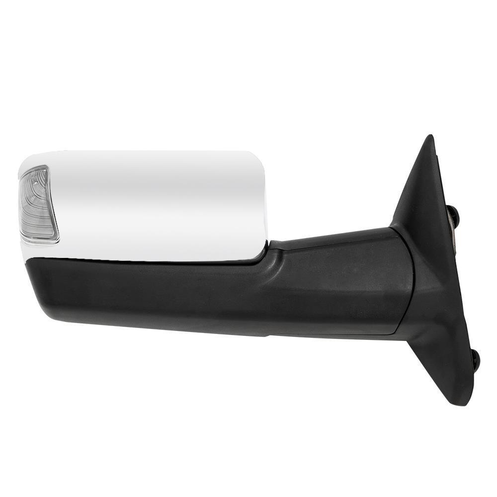 New Set of 2 Power Heated FlipUp Chrome Tow Mirror with Signal for Ram 2009-2012