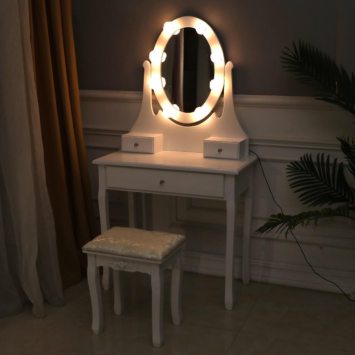 Купить Туалетные и макияжные столики FCH Vanity Set with Lighted Oval ...