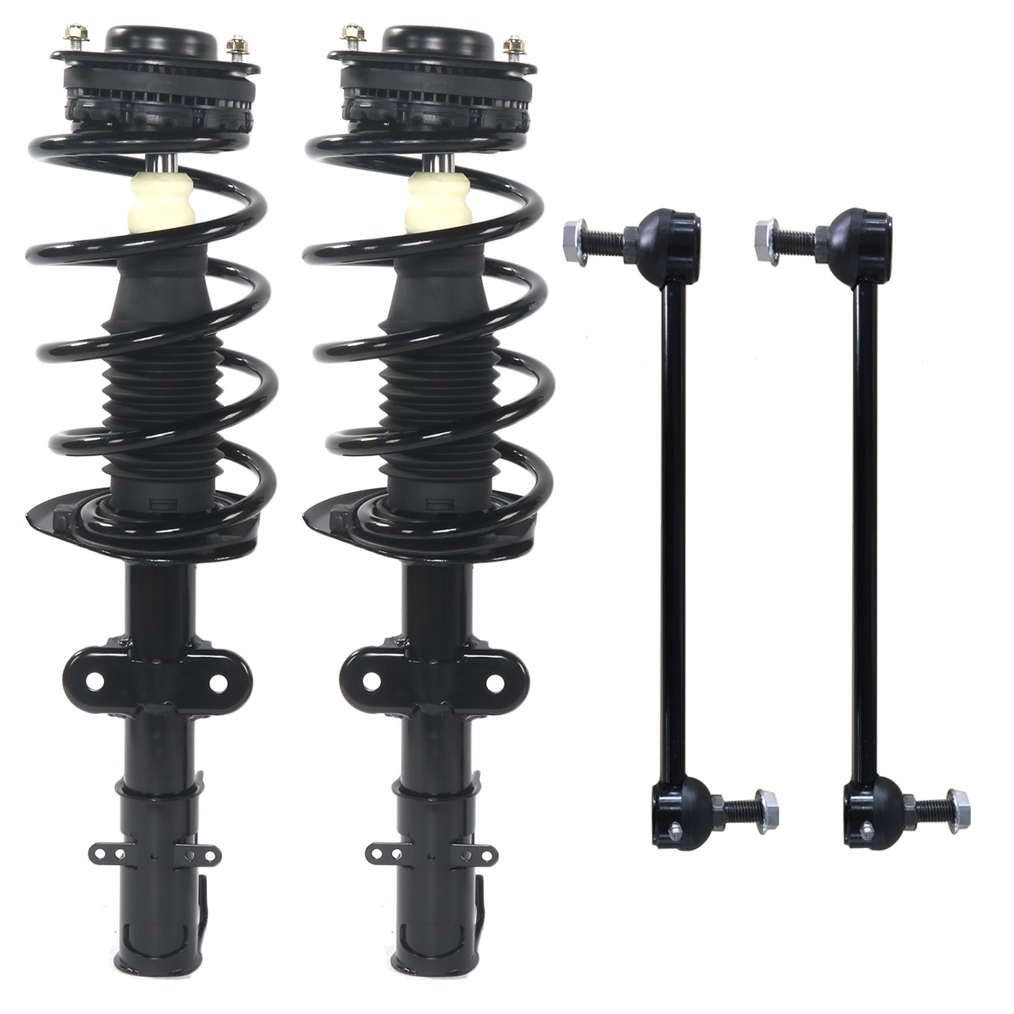 4pcs Front Complete Struts & Sway Bar End Link For Dodge Grand Caravan