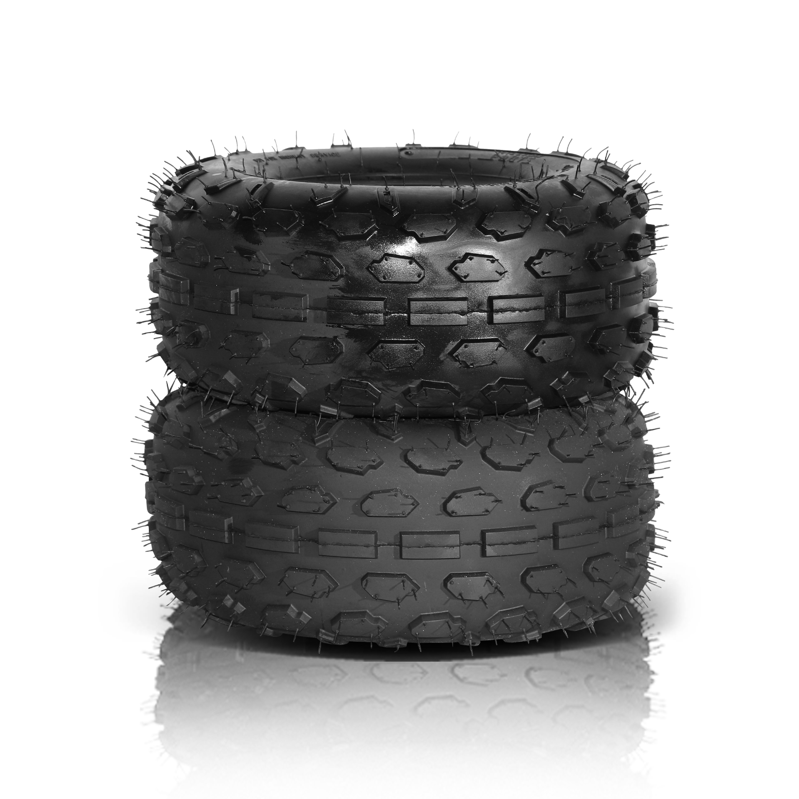 Two 145/70-6 ATV Go Kart Tires All Terrain 4 Ply 145x70-6 Tubeless
