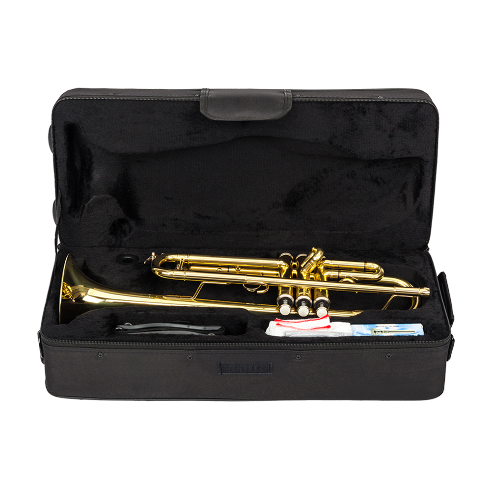New Bb Trumpet Standard Trumpet Set for Student Beginner with Hard