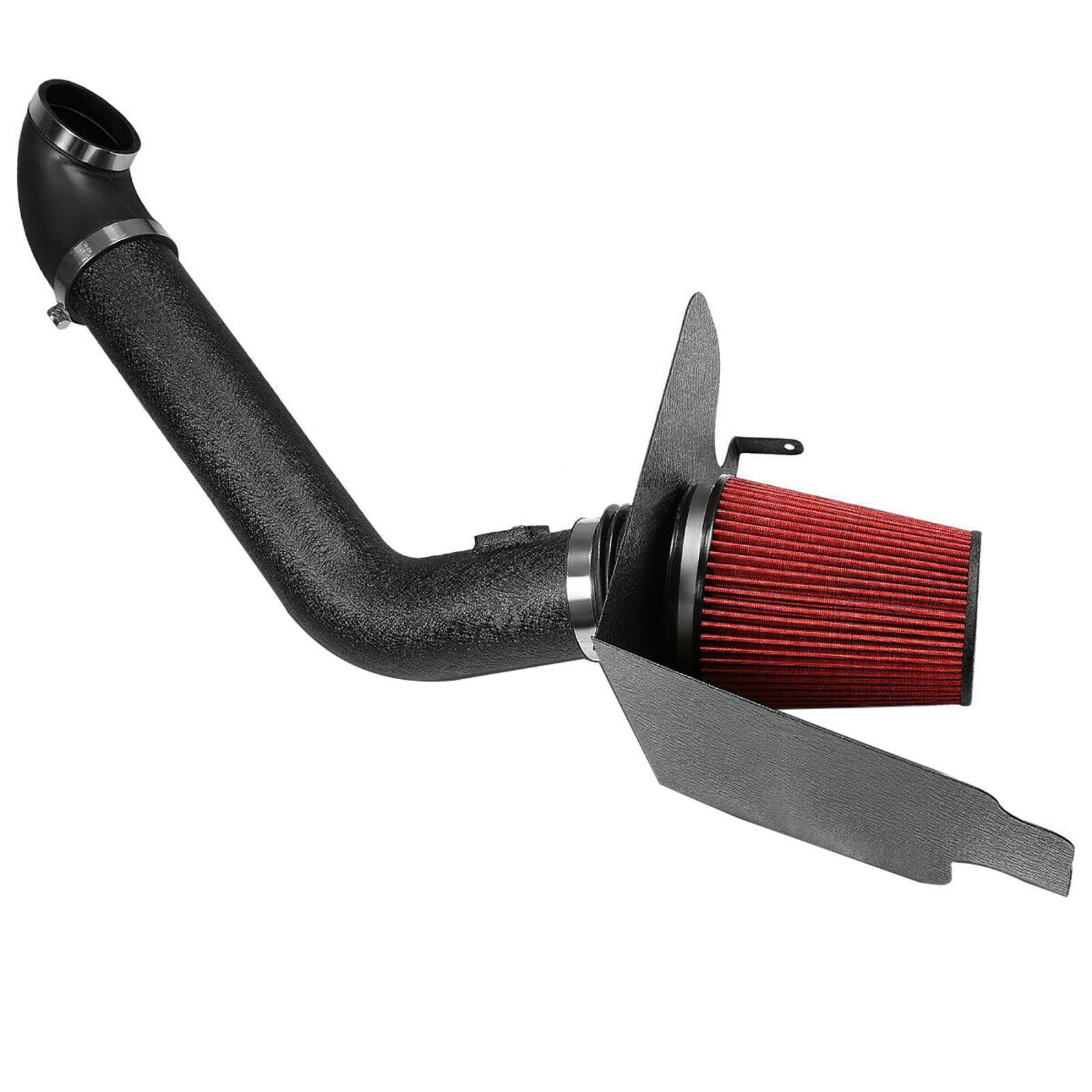 Cold Air Intake Kit For 2004-2008 Ford F150 5.4L V8 – Wrinkle Finish – More Horsepower!