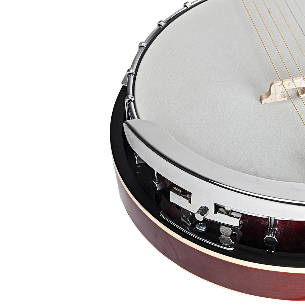 6 String Banjo Right Handed w/ Closed Back 24 Brackets Head