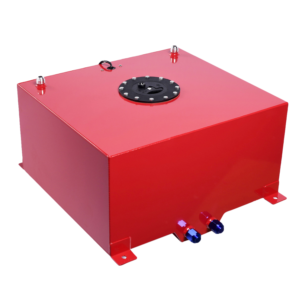 15 Gallon Alloy Aluminum Fuel Cell Tank w/ Level Sender Antislosh Foam