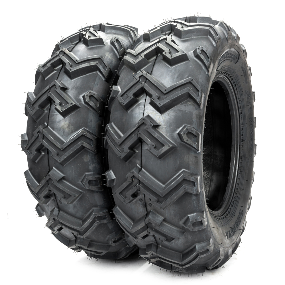 2 x Front Tires Rubber ATV/UTV Tires of 25x8-12 6 Ply Rated TL | eBay