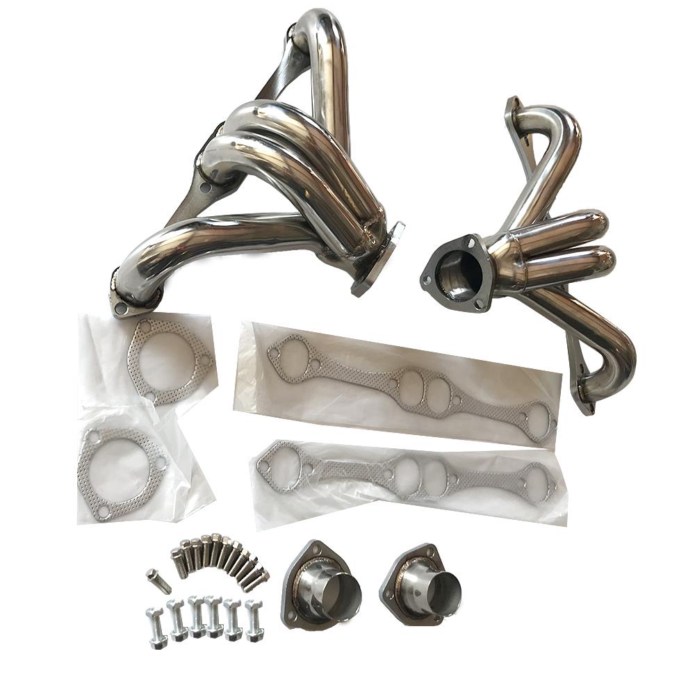 Stainless Exhaust Manifold Headers Small Block for Chevy SBC 350 1.50