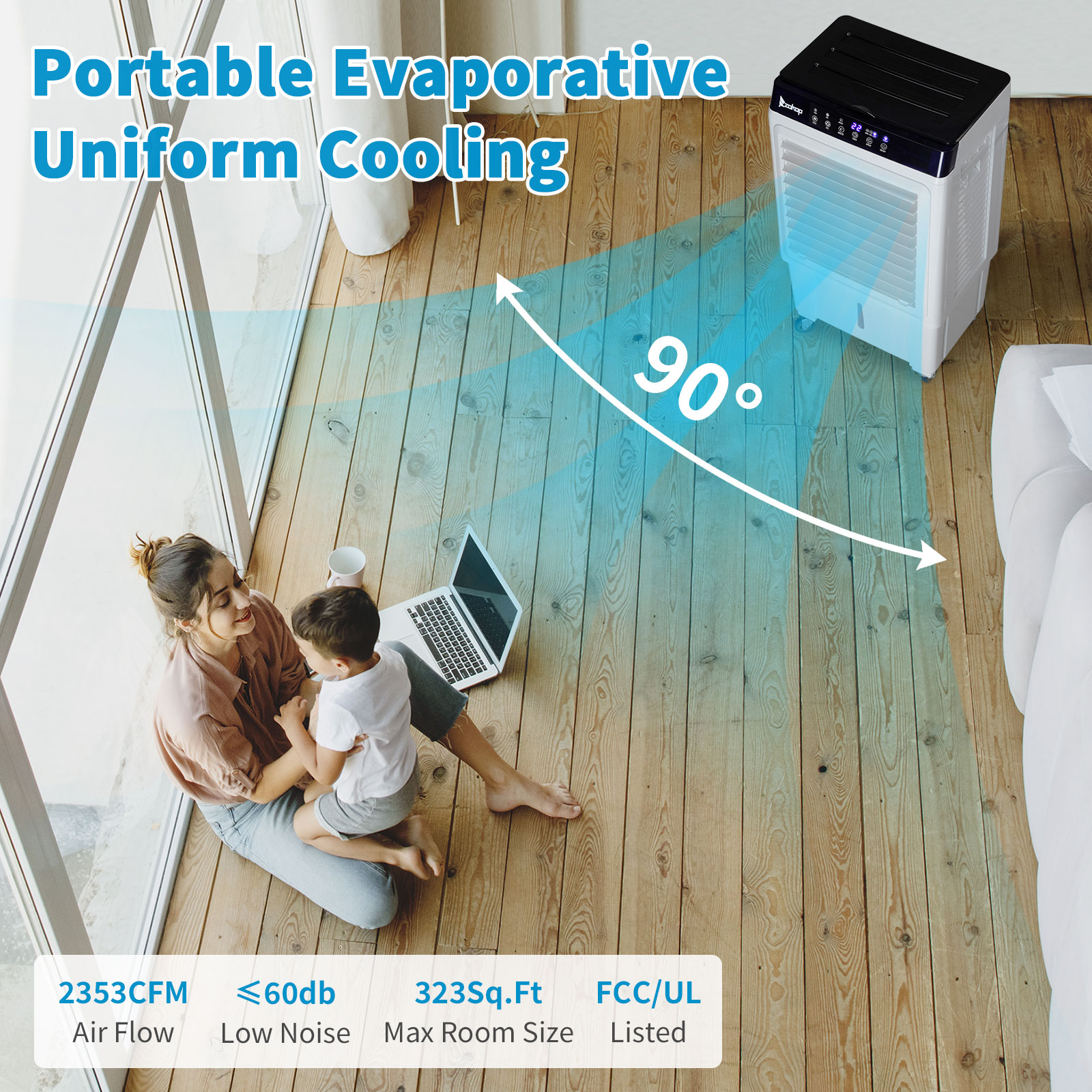 Indoor Outdoor Portable Evaporative Swamp Air Cooler 2353 Indoor Outdoor Portable Evaporative Swamp Air Cooler 2353