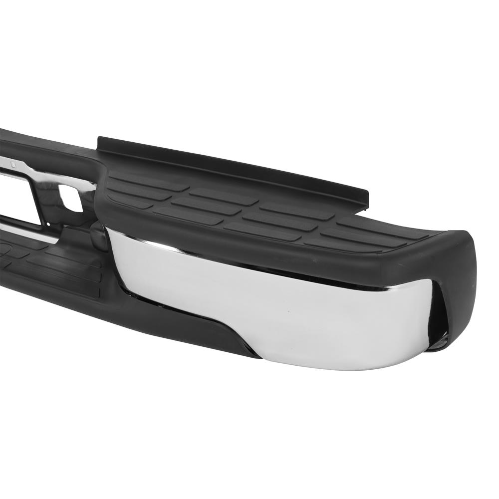 AUTOMUTO Compatible With 1999-2007 For Chevy Silverado / For GMC Sierra 2500hd 3500 Pickup For 1999 2007 Classic Style Models Rear Bumper Black Type AUTOMUTO Compatible With 1999-2007 For Chevy Silverado / For GMC Sierra 2500hd 3500 Pickup For 1999 2007 Classic Style Models Rear Bumper Black Type