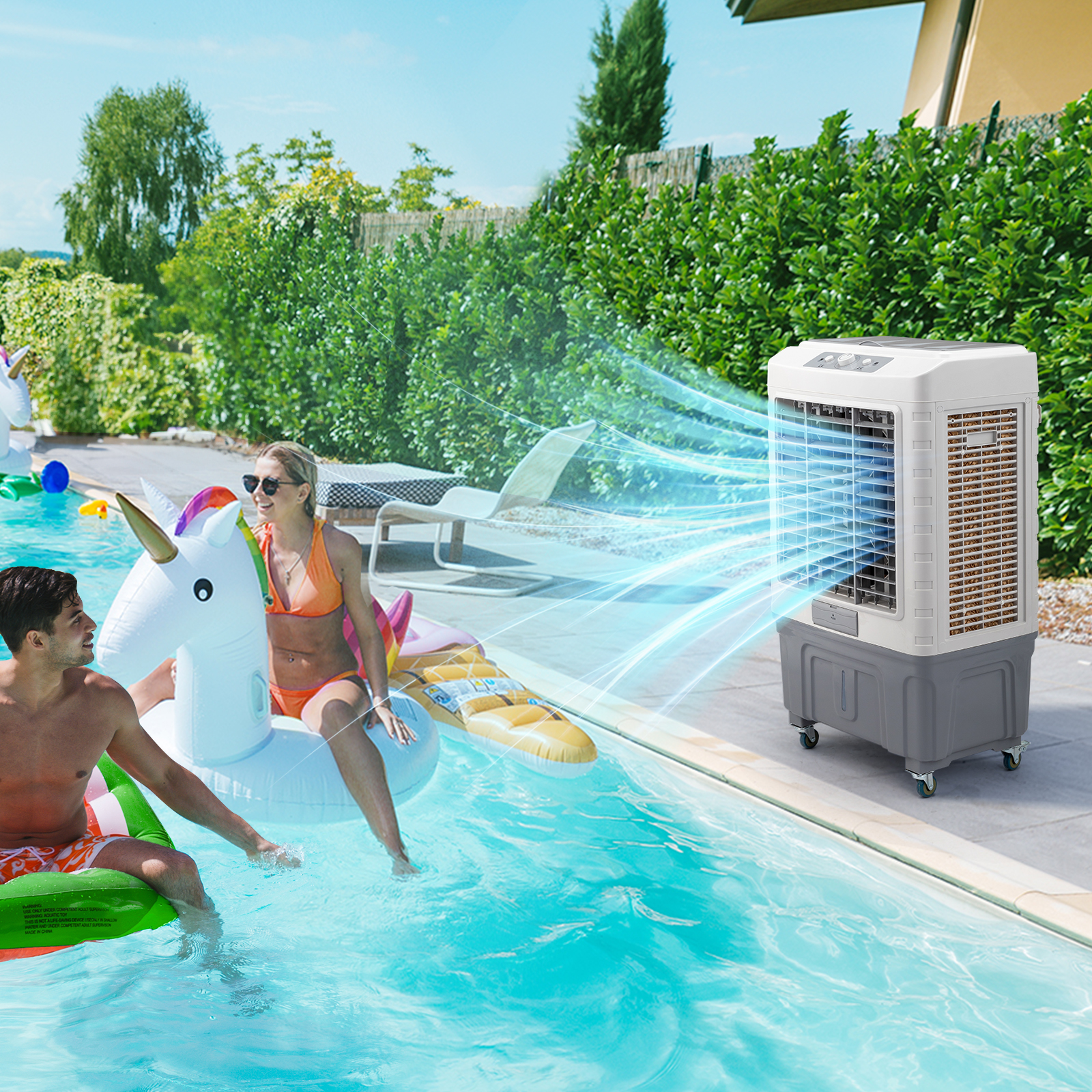 Portable Air Conditioner In Evaporative Air Cooler, Portable