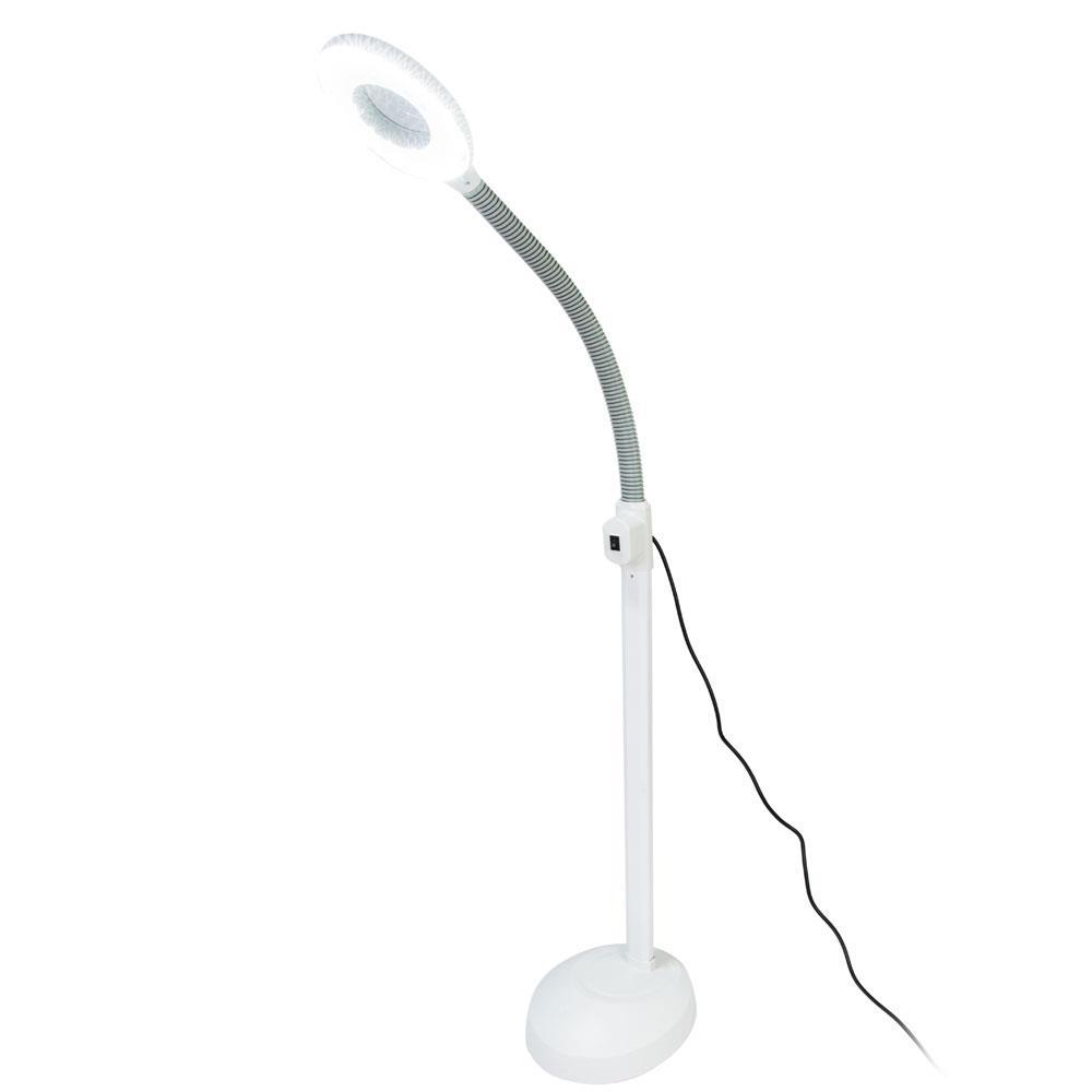 Floor Stand Clamp 5x Diopter Magnifying Lamp Workbench Light