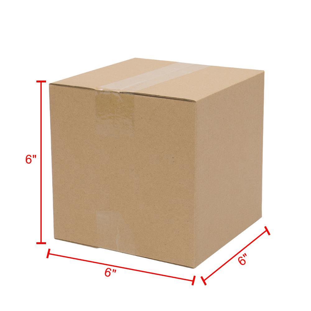 100 6x6x6 Cardboard Packing Mailing Moving Shipping Boxes Corrugated