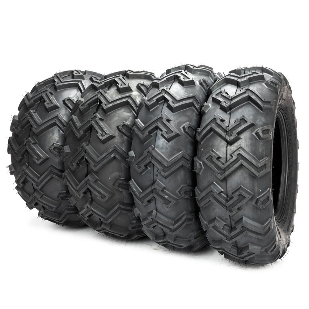 MILLION PARTS 4 ATV//UTV Tires AT 25x8-12 Front /& 25x10-12 Rear//6 Ply P306B Full Set of