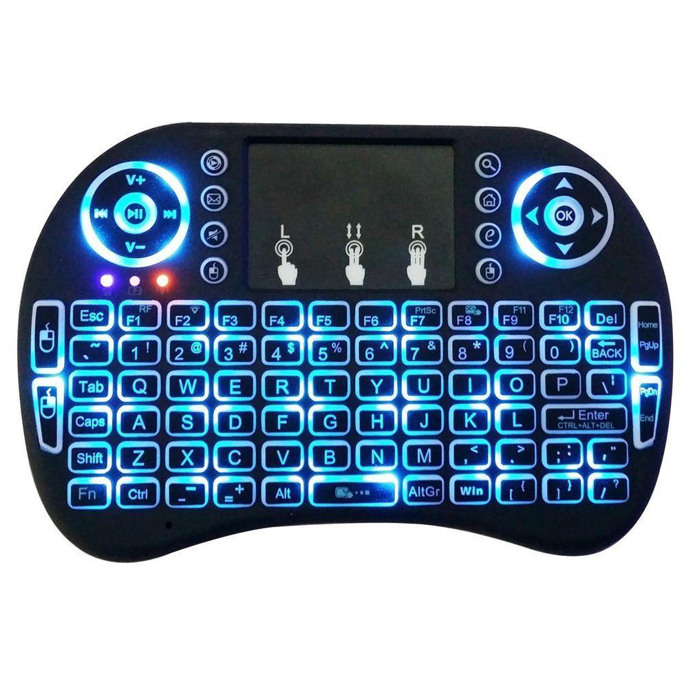 Lot Of 10 Rechargeable 2 4ghz Backlit Wireless Keyboard Touchpad