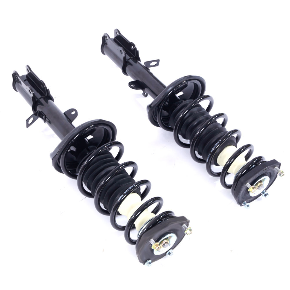 Front Shock Struts Left /& Right Pair Set NEW for Toyota Corolla Chevy Prizm