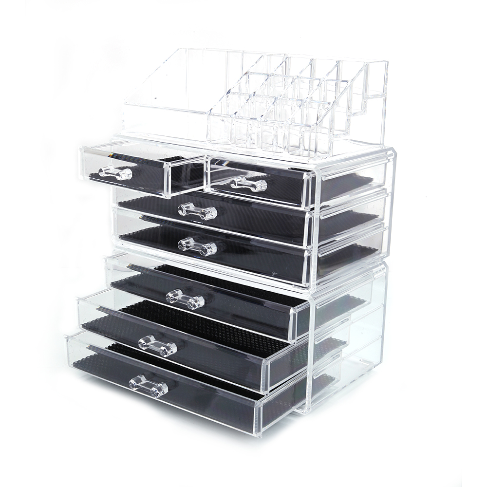 New Multi Drawers Makeup Cosmetics Jewelry Organizer Acrylic