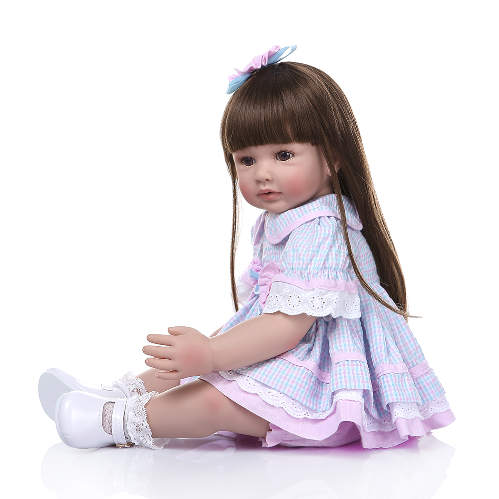 Realistic Baby Dolls 24inch Reborn Toddler Girls Dolls With Black